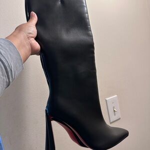 Christian Louboutin Black Heeled Boots